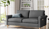 Vesgantti 65'' Loveseat Sofa Couch for Living Room, Modern Sofa,Small Couches for Small Spaces, Upholstered 2-Seater Love Seats Couch for Bedroom, Apartment, Home Office, Tool-Free Assembly