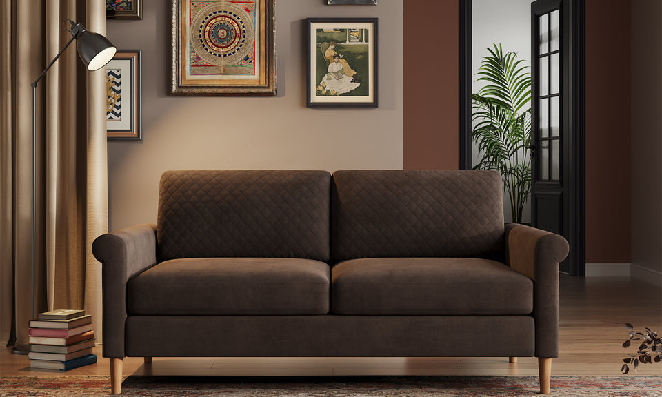 Vesgantti 65'' Loveseat Sofa Couch for Living Room, Modern Sofa,Small Couches for Small Spaces, Upholstered 2-Seater Love Seats Couch for Bedroom, Apartment, Home Office, Tool-Free Assembly