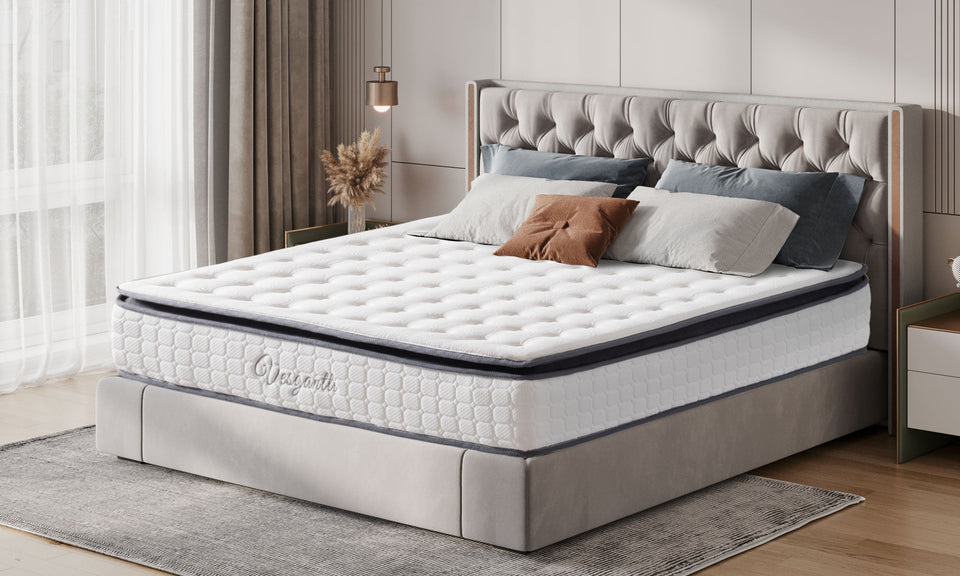 Vesgantti Nova Future Hybrid Mattress-12 Inch Pillow Top Mattress
