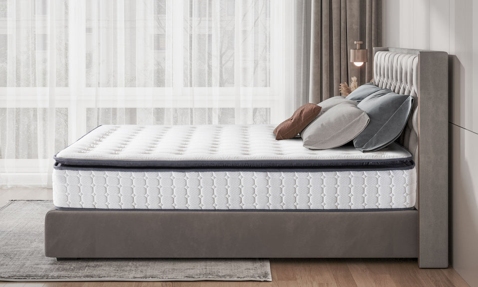 Vesgantti Nova Future Hybrid Mattress-12 Inch Pillow Top Mattress