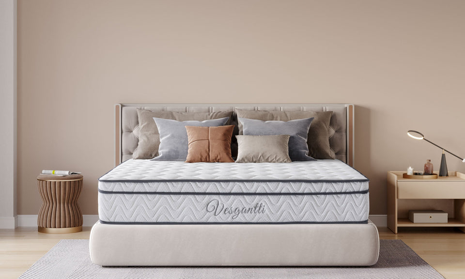 Vesgantti Pro Hybrid Mattress--14 Inch  Euro(Box) Top Mattress Series