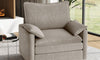 Vesgantti Modular Sectional Sofa, Cloud Couch, Modern Corduroy/Chenille, Height Adjustable, Cloud-Like Comfort, Deep Seat, Movable Ottoman, Couches for Living Room