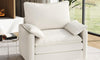Vesgantti Modular Sectional Sofa, Cloud Couch, Modern Corduroy/Chenille, Height Adjustable, Cloud-Like Comfort, Deep Seat, Movable Ottoman, Couches for Living Room