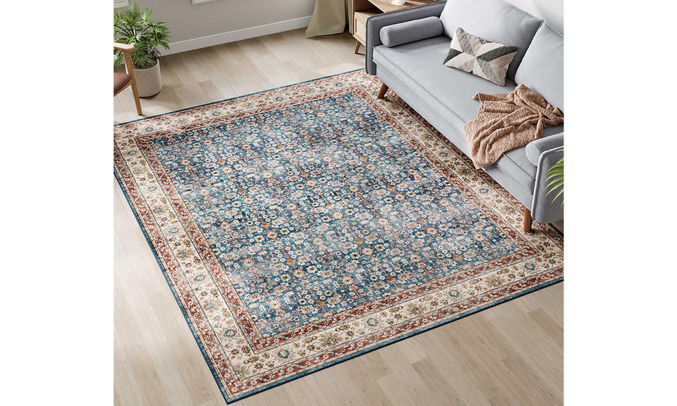Washable Non-Slip Oriental Area Rug