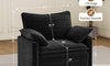 Vesgantti Modular Sectional Sofa, Cloud Couch, Modern Corduroy/Chenille, Height Adjustable, Cloud-Like Comfort, Deep Seat, Movable Ottoman, Couches for Living Room