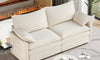 Vesgantti Modular Sectional Sofa, Cloud Couch, Modern Corduroy/Chenille, Height Adjustable, Cloud-Like Comfort, Deep Seat, Movable Ottoman, Couches for Living Room