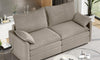 Vesgantti Modular Sectional Sofa, Cloud Couch, Modern Corduroy/Chenille, Height Adjustable, Cloud-Like Comfort, Deep Seat, Movable Ottoman, Couches for Living Room