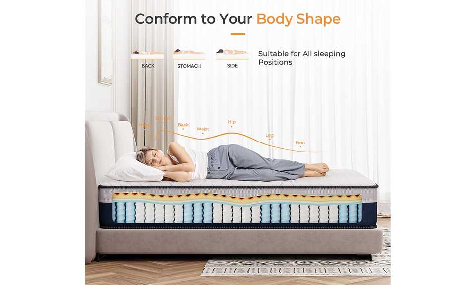 Vesgantti Vague Hybrid Mattress-10”/12”-Tight Top Mattress Series -Medium