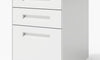 Dripex 3-Drawer Mobile File Cabinet with Lock, Metal Rolling Filing Cabinet for Home Office, Fully Assembled