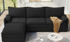 Vesgantti Modular Sectional Sofa, Cloud Couch, Modern Corduroy/Chenille, Height Adjustable, Cloud-Like Comfort, Deep Seat, Movable Ottoman, Couches for Living Room