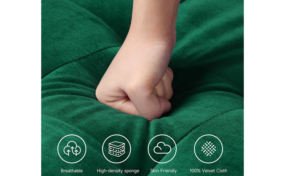 Vesgantti Two/Three Seater Sofa, Modern Velvet Loveseat Sofa, Modern Small Couch with 2 Pillows for Living Room, Comfy Sofa