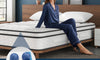 Vesgantti Queen Size Mattress 12 Inch, Cool Sleep Hybrid Mattress in a Box | Fiberglass-Free, Memory Foam & Pocket Springs, Ergonomic Design, Pressure Relief, Medium Firm Feel, 60"*80"*12"