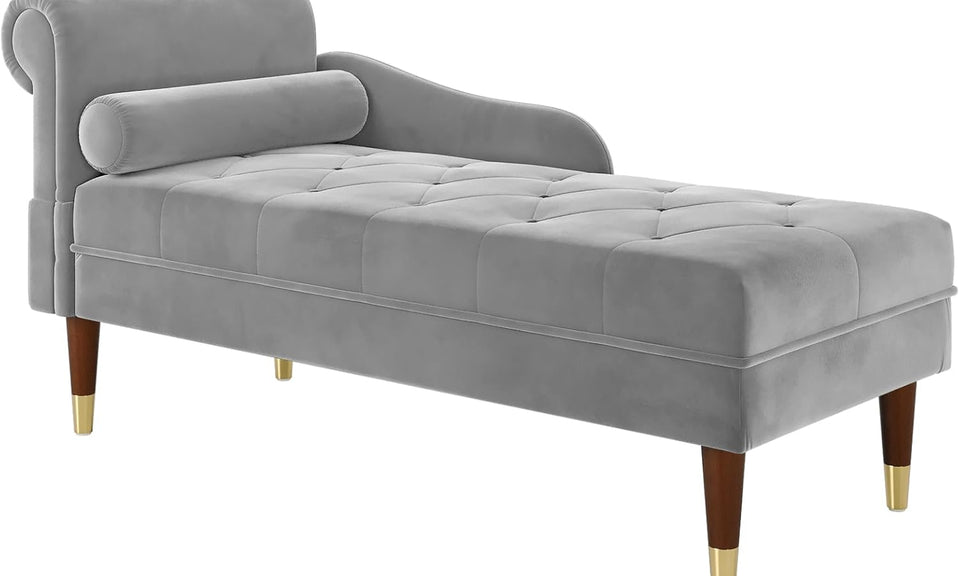 Vesgantti 59" Velvet Chaise Lounge