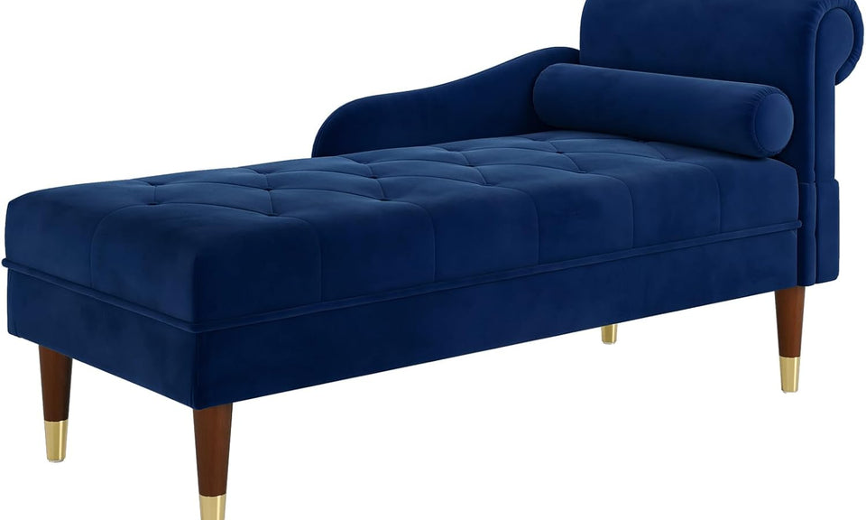 Vesgantti 59" Velvet Chaise Lounge