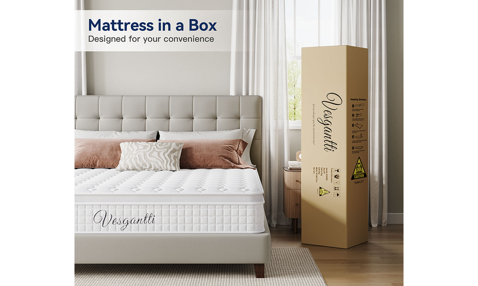 Vesgantti Original Hybird Mattress-8/10/12”- Medium Firm Feel