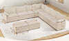 Vesgantti Modular Sectional Sofa, Cloud Couch, Modern Corduroy/Chenille, Height Adjustable, Cloud-Like Comfort, Deep Seat, Movable Ottoman, Couches for Living Room
