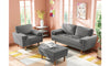 Vesgantti Two/Three Seater Sofa, Modern Velvet Loveseat Sofa, Modern Small Couch with 2 Pillows for Living Room, Comfy Sofa