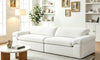 Vesgantti 118" Deep Seat Modular Sofa, Corduroy Cloud Comfort Couch with Curved Armrests, No Assembly Required