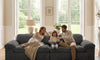 Vesgantti 118" Deep Seat Modular Sofa, Corduroy Cloud Comfort Couch with Curved Armrests, No Assembly Required