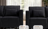 Vesgantti 92" 118" 5/6/8/9 Seats L Shaped U Shaped Modular Sectional Couch with Storage, Velvet Upholstery with Adjustable Backrests & Armrests