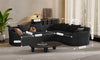 Vesgantti 110" Modern Curved Cloud Sectional Sofa, Boneless Couch, Chenille Modular Sofa, Tool-Free Assembly