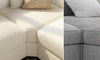 Vesgantti Modular L Shaped Sectional Couch, Chenille Corner Sofa with Storage Armrests
