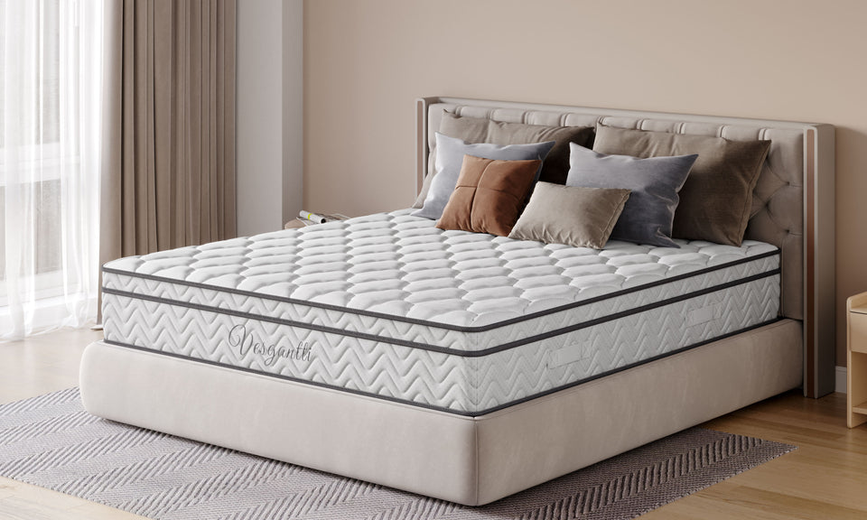 Vesgantti Pro Hybrid Mattress--12 Inch  Euro(Box) Top Mattress Series