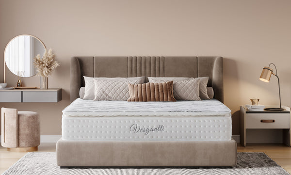 Vesgantti Superior Hybrid Mattress-10 Inch Pillow Top Mattress