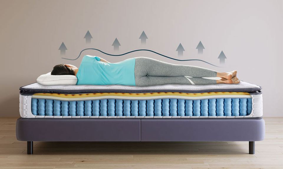 Vesgantti Nova Future Hybrid Mattress-10 Inch Pillow Top Mattress