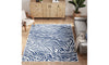 Dripex Indoor/Outdoor Door Mat, Absorbent Resist Dirt Entrance Throw Rug, Anti-Slip, Low-Profile Floor Mats Resist Fade Blue Stripes Door Rugs for Home Entryway Patio Porch Balcony Deck Yard