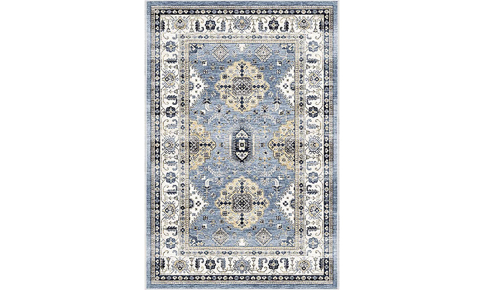 Dripex Boho Tribal Washable Runner Rug Non-Slip Non-Shedding Runners for Hallways Stain Resistant Kitchen Mat Laundry Entryway Carpet Runner for Doorway Entrance Bedroom Living Room Decor
