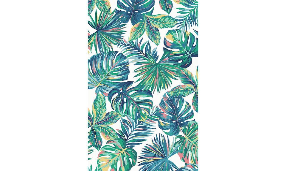 Dripex Indoor/Outdoor Door Mat, Absorbent Resist Dirt Entrance Throw Rug, Anti-Slip, Low-Profile Floor Mats Resist Fade Tropic Plant Door Rugs for Home Entryway Patio Porch Balcony Deck Yard