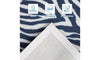 Dripex Indoor/Outdoor Door Mat, Absorbent Resist Dirt Entrance Throw Rug, Anti-Slip, Low-Profile Floor Mats Resist Fade Blue Stripes Door Rugs for Home Entryway Patio Porch Balcony Deck Yard