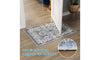 Dripex Boho Tribal Washable Runner Rug Non-Slip Non-Shedding Runners for Hallways Stain Resistant Kitchen Mat Laundry Entryway Carpet Runner for Doorway Entrance Bedroom Living Room Decor