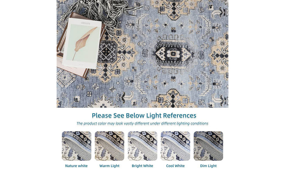 Dripex Boho Tribal Washable Runner Rug Non-Slip Non-Shedding Runners for Hallways Stain Resistant Kitchen Mat Laundry Entryway Carpet Runner for Doorway Entrance Bedroom Living Room Decor