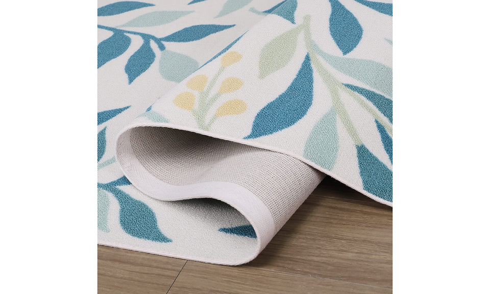 Dripex Indoor/Outdoor Area Rug, Non-Slip Patio Rugs Resist Dirt & Fade Rug, Low-Profile Weather Resistant Living Room Large Carpet Rug Floor Mats for Home Entryway Porch Balcony Deck Yard