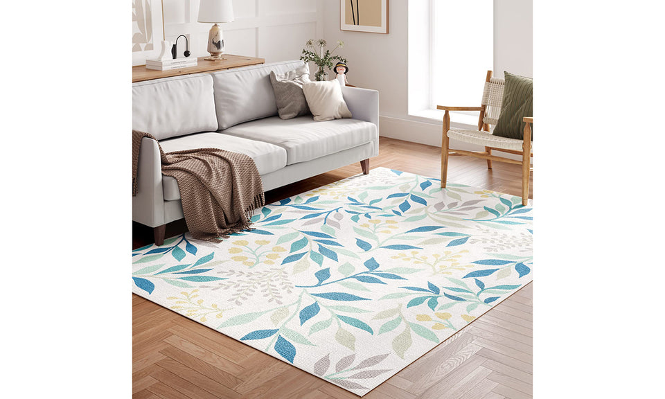 Dripex Indoor/Outdoor Area Rug, Non-Slip Patio Rugs Resist Dirt & Fade Rug, Low-Profile Weather Resistant Living Room Large Carpet Rug Floor Mats for Home Entryway Porch Balcony Deck Yard