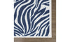 Dripex Indoor/Outdoor Door Mat, Absorbent Resist Dirt Entrance Throw Rug, Anti-Slip, Low-Profile Floor Mats Resist Fade Blue Stripes Door Rugs for Home Entryway Patio Porch Balcony Deck Yard