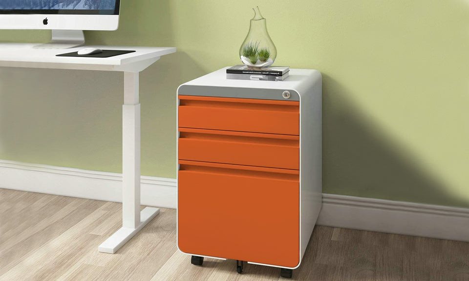 Dripex 3-Drawer Mobile Vertical Filing Cabinet