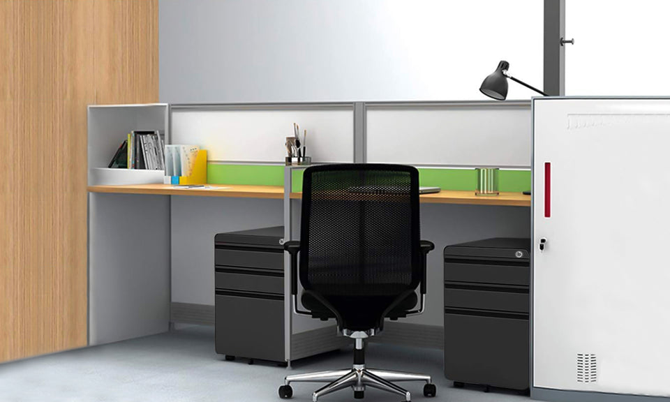 Dripex 3-Drawer Mobile Vertical Filing Cabinet