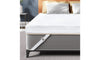 Koorlian 3 Inch Gel Memory Foam Mattress Topper with Fitted Straps